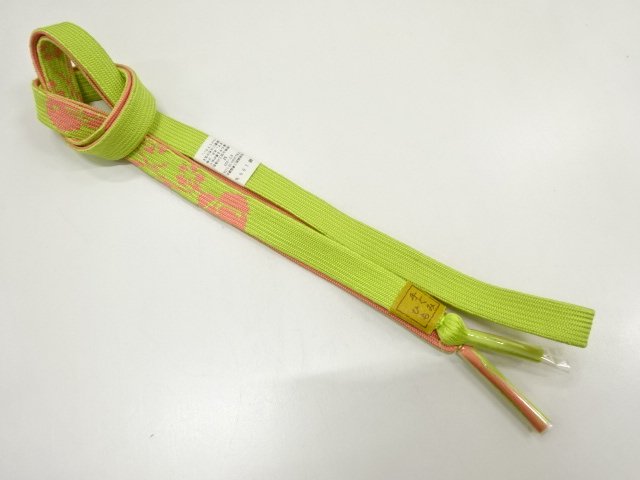 JAPANESE KIMONO / UNUSED HAND-TIED OBIJIME
